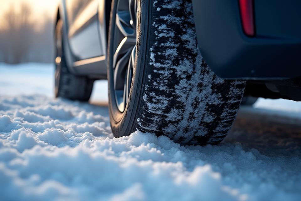 Автомобиль подготовленный к зиме в снегах Аляски