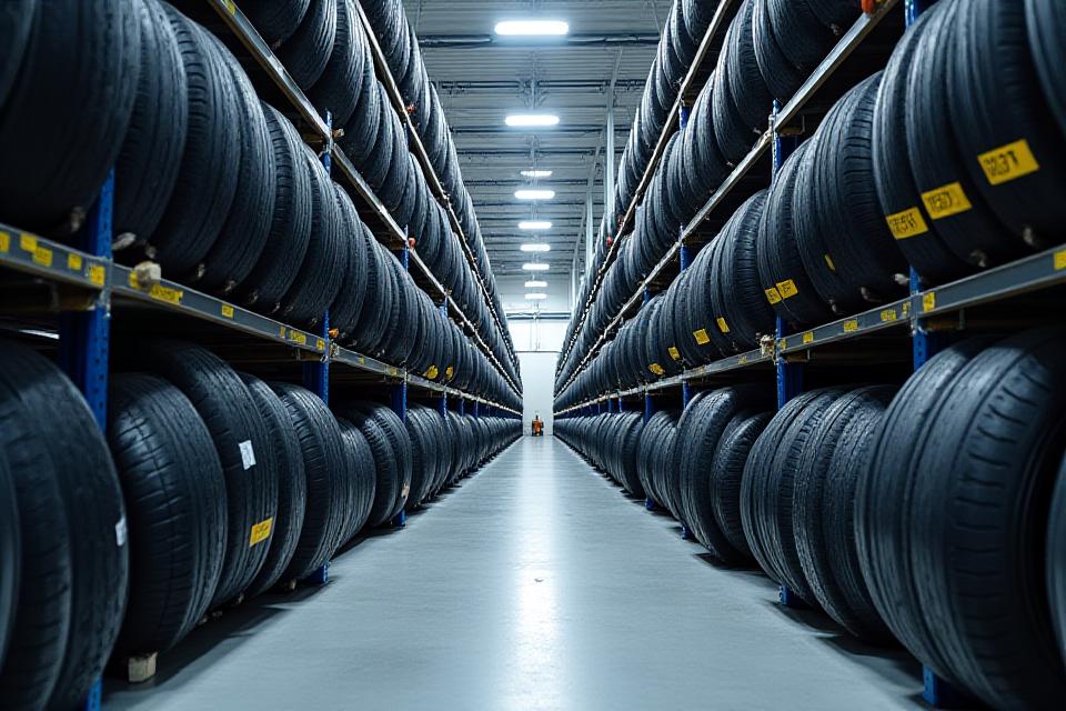 Сезонное хранение шин на складе Лесного Автосервиса